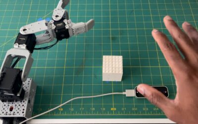 Gesture-Controlled Robot Arm